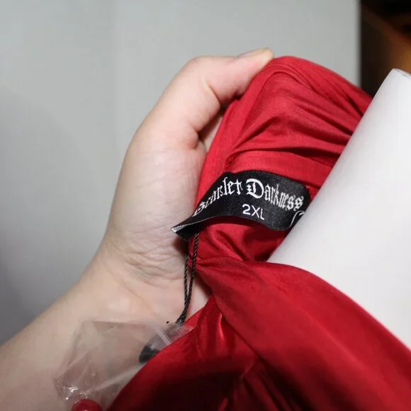 NWT red Scarlett Darkness Corset Blouse - 2XL (F21) - Picture 8 of 8